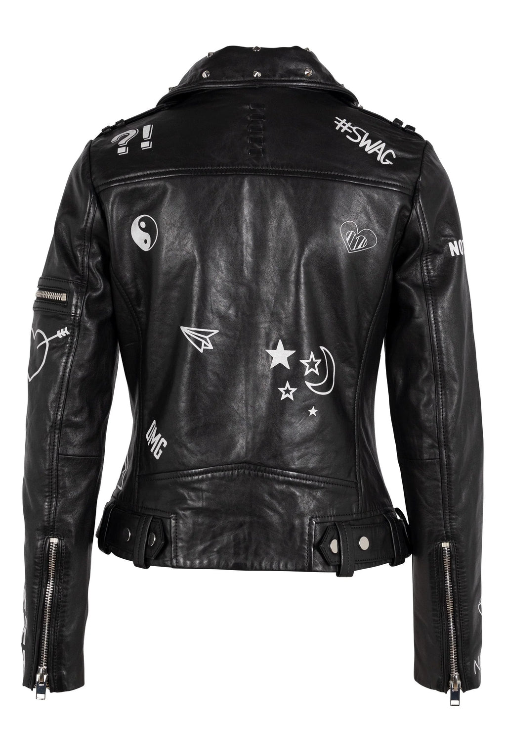 Tavi RF Leather Jacket, Black