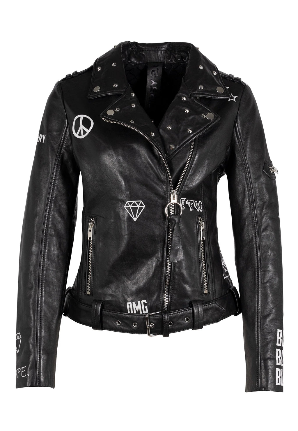 Tavi RF Leather Jacket, Black