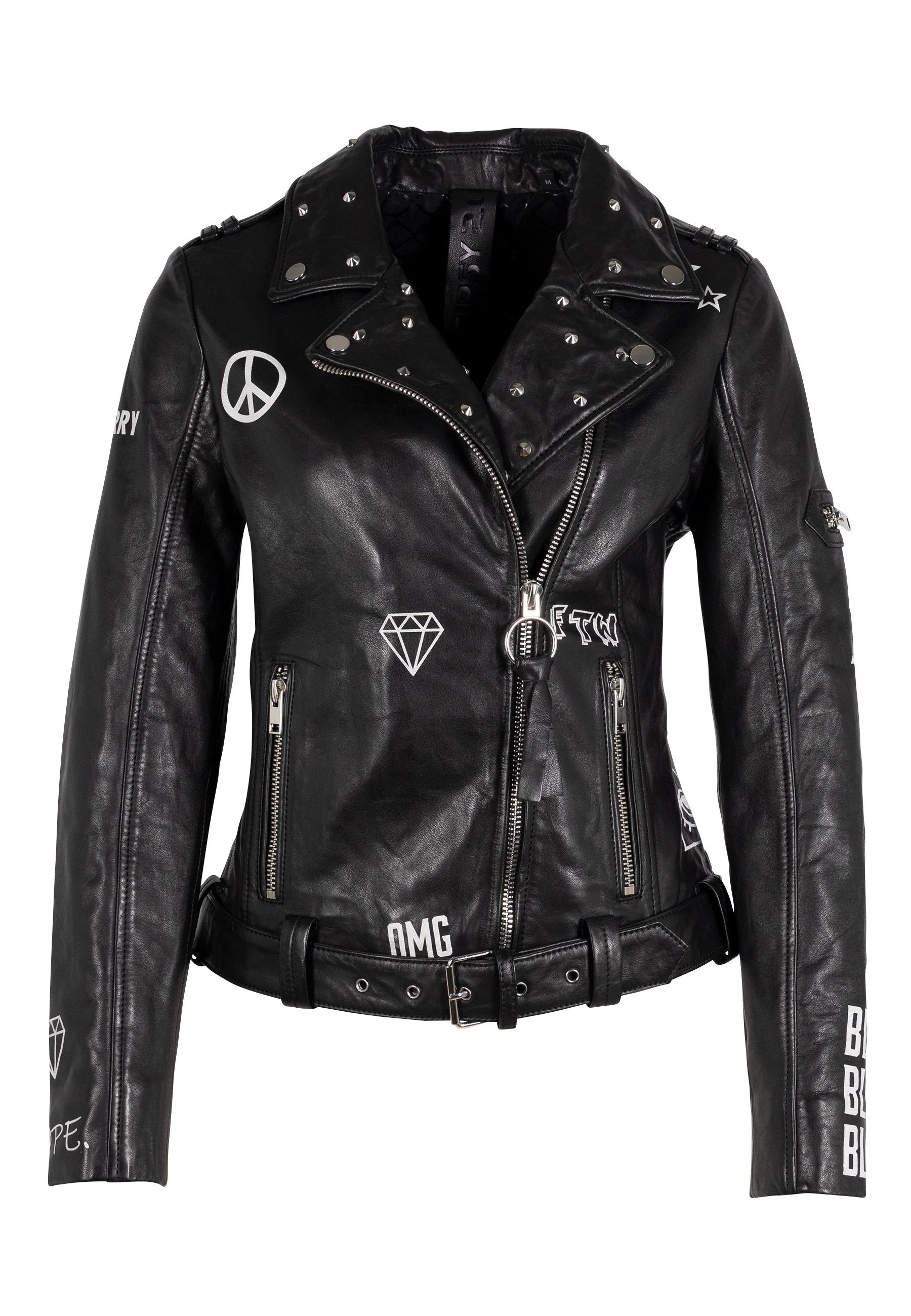 Tavi RF Leather Jacket, Black