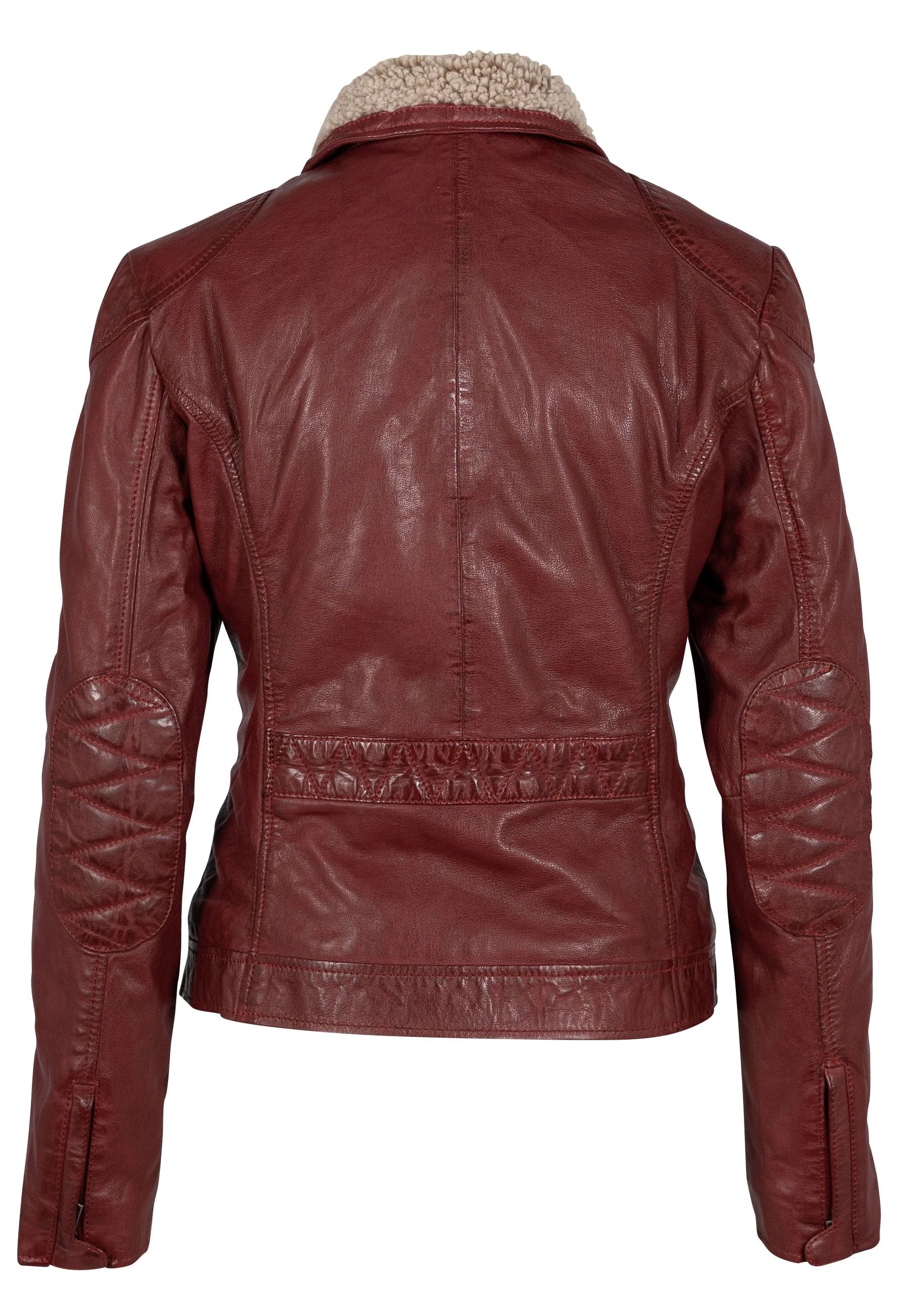 Jenja CF Leather Jacket, Red