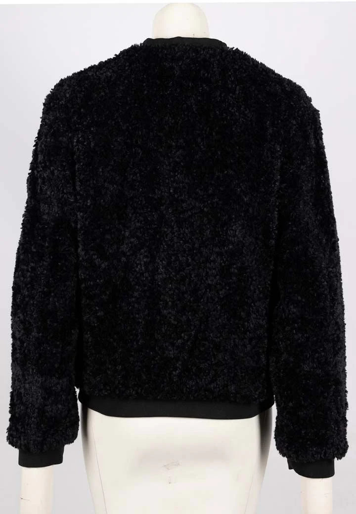 Dilay OS Leather Jacket, Black - Reversible
