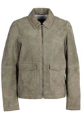 Veste en cuir Yaima CF, vert clair