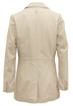 Aurela CF Leather Blazer, Ivory
