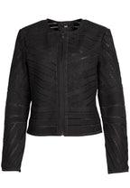 Yva RF Leather Jacket, Black