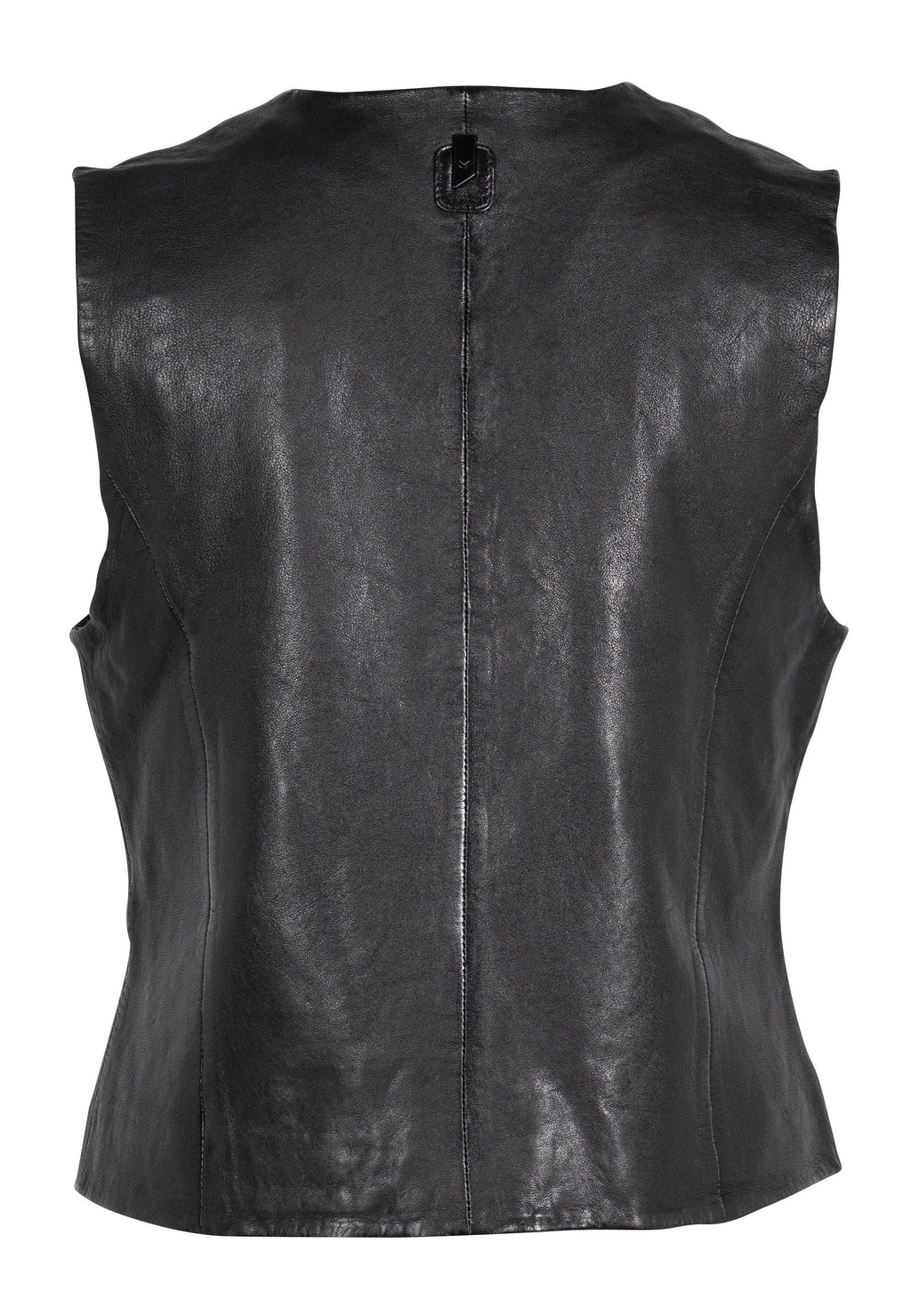 Kiralee RF Leather Vest, Black