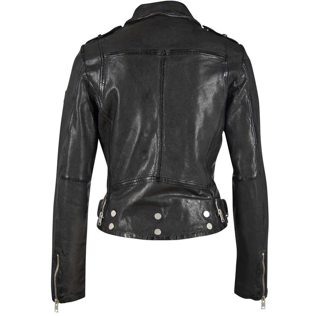 Wild 2 RF Leather Jacket, Black
