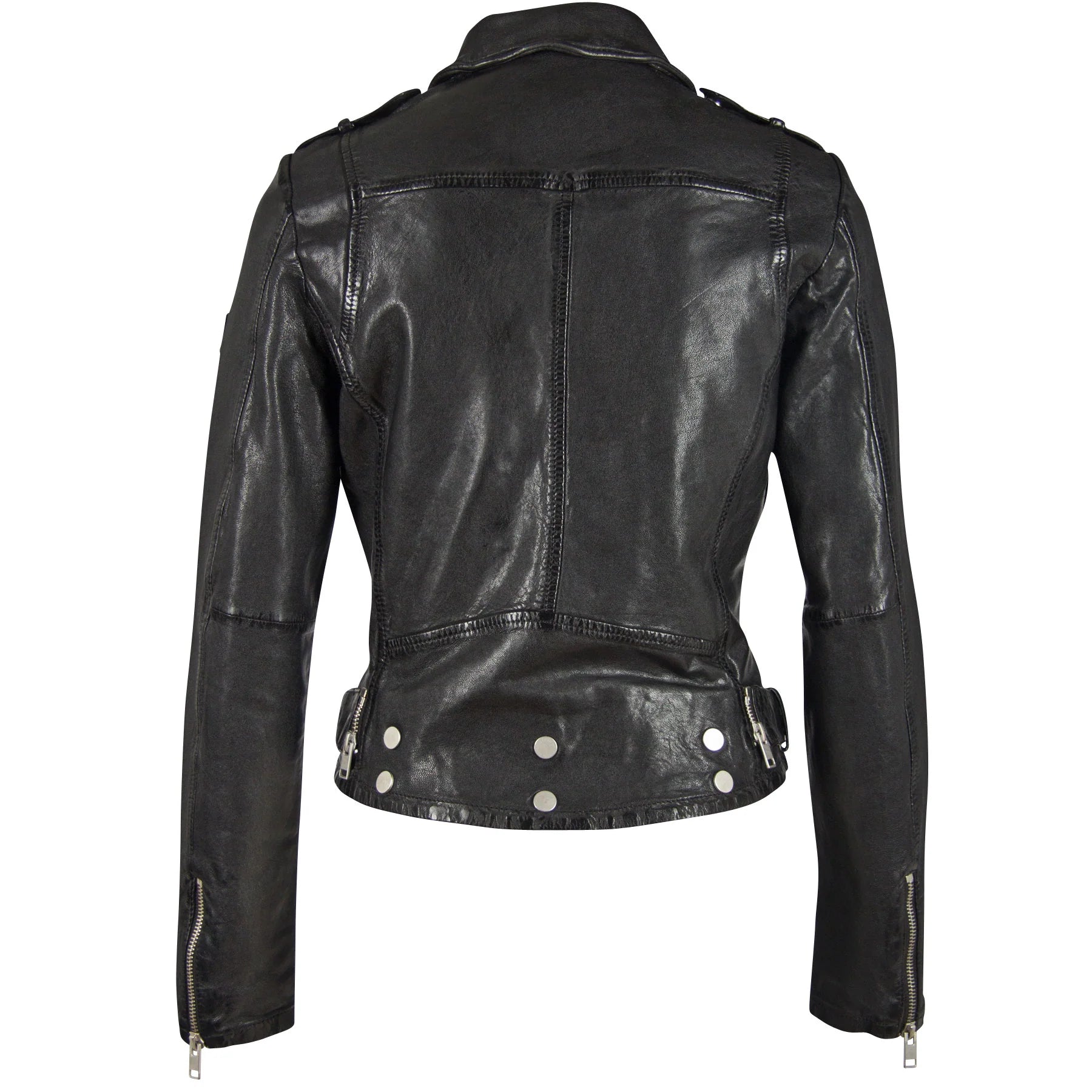 Wild 2 RF Leather Jacket, Black
