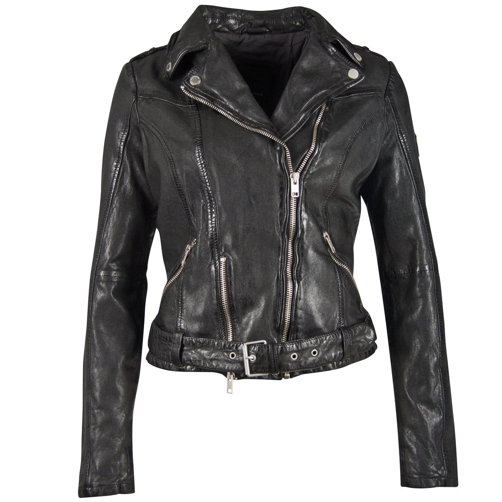 Wild 2 RF Leather Jacket, Black