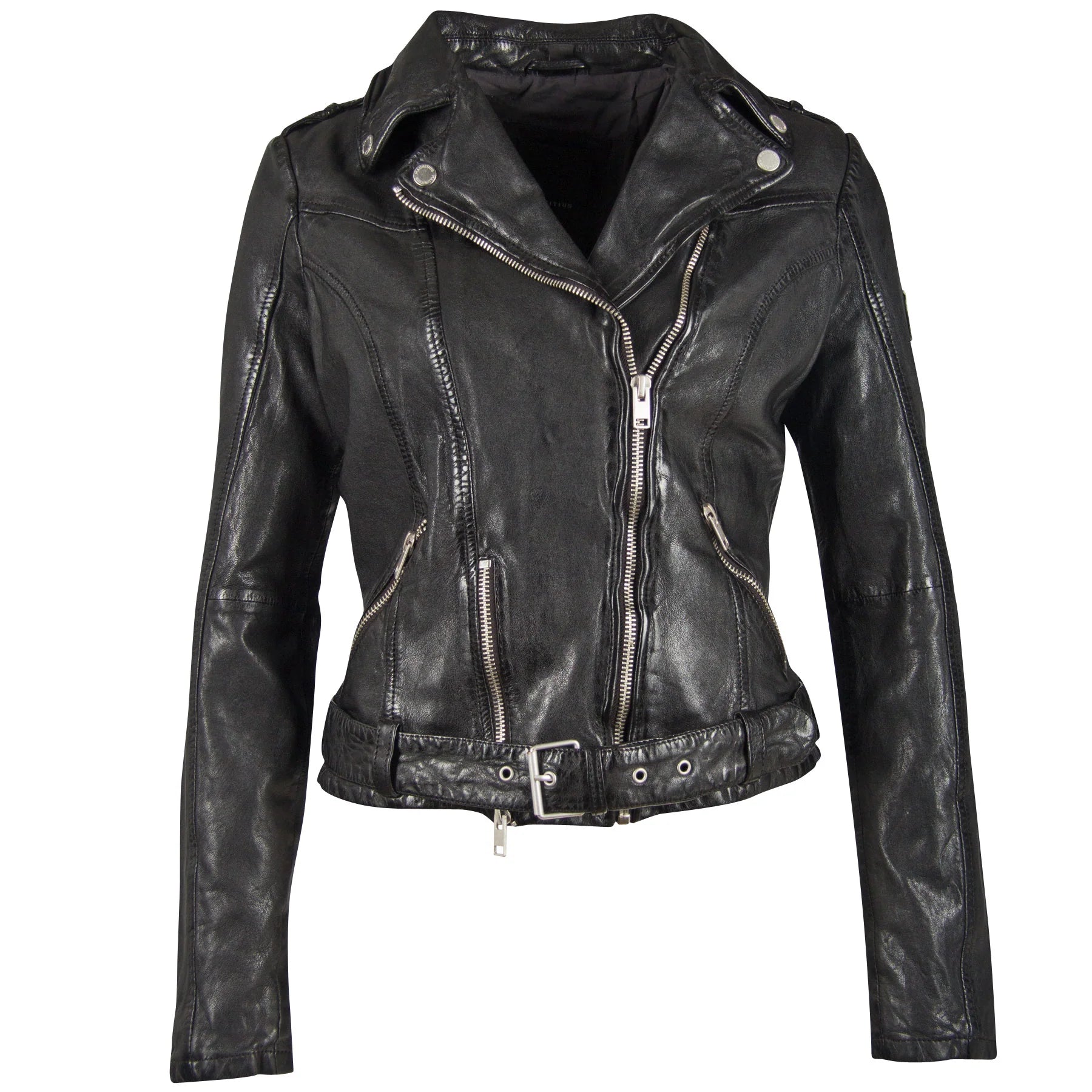 Wild 2 RF Leather Jacket, Black