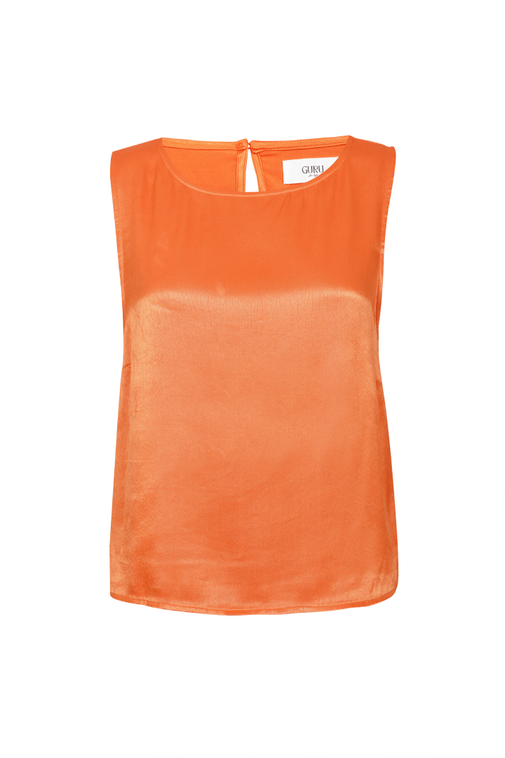 Goddess Tank Top - Vegan Silk- Apricot