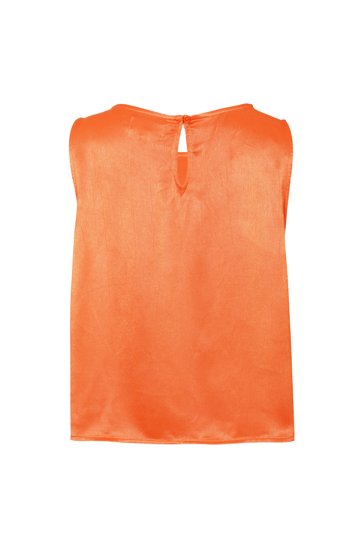 Goddess Tank Top - Vegan Silk- Apricot