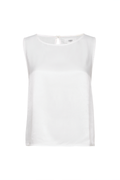 Goddess Tank Top - Vegan Silk- Pearl