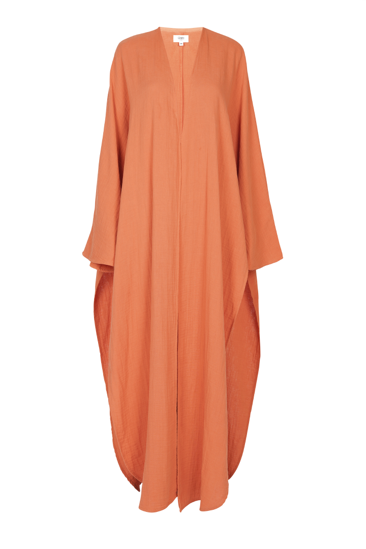 Dune Wrap Kimono - Organic Double Gauze - Apricot