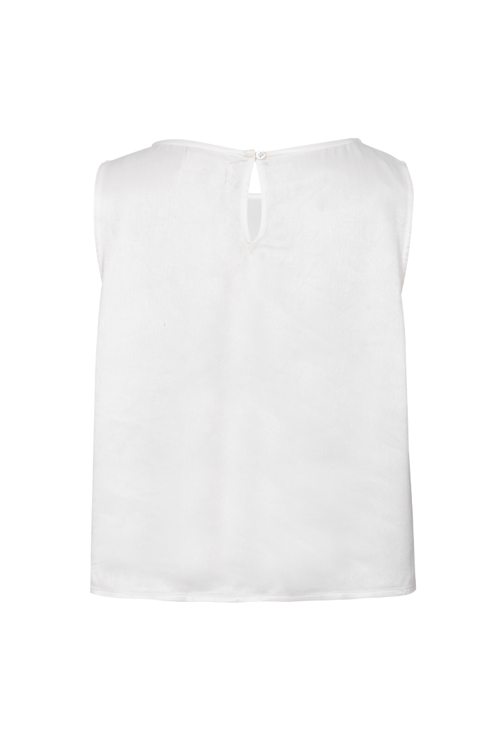 Goddess Tank Top - Vegan Silk- Pearl