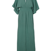 Rhythms V-Neck Maxi Dress - Organic Double Gauze - Deep Sage