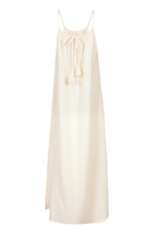 Robe Maxi à Bretelles Daphne - Double Gauze Biologique - Ivoire