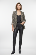 Animal Print Relaxed Blazer