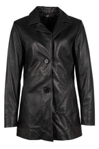 Aurela CF Leather Blazer, Black