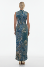 Avante-Garde Asymmetrical Dress - Teal S/M -