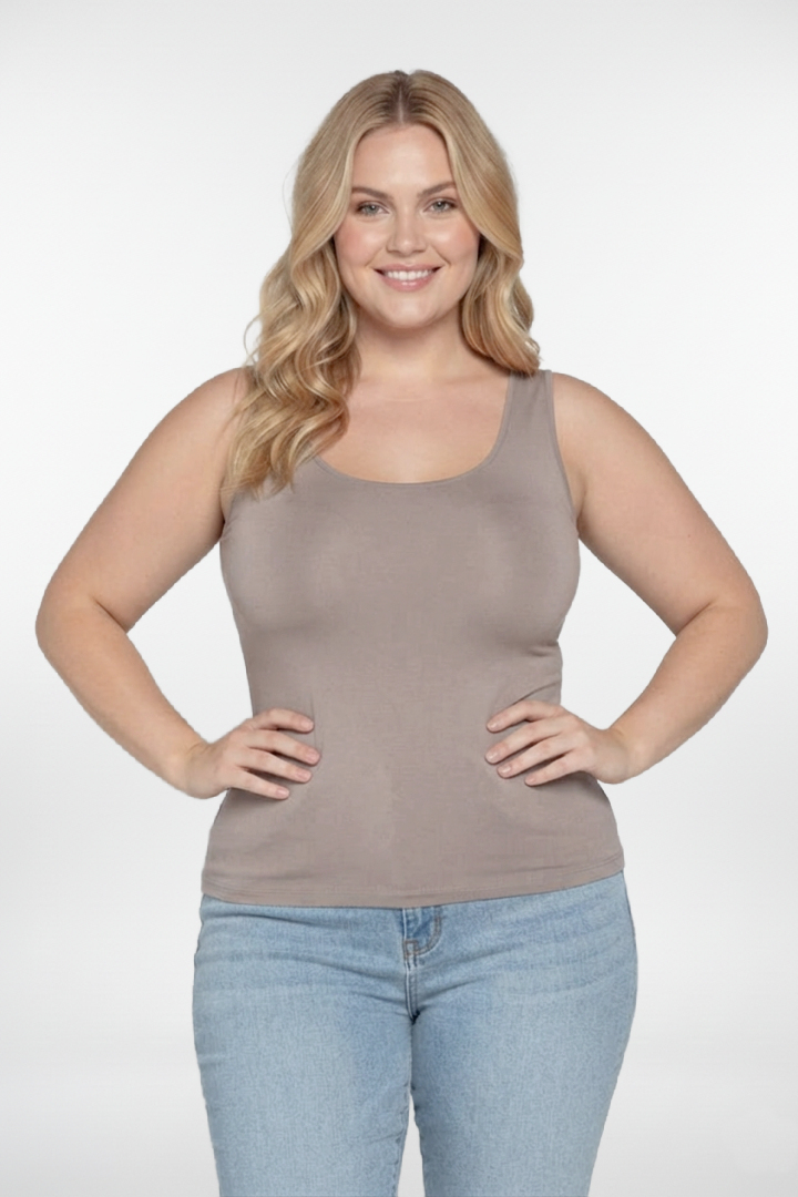Bamboo Double Scoop Tank
