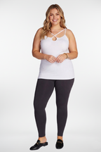 Bamboo Plus Size Side Cross Front Cami