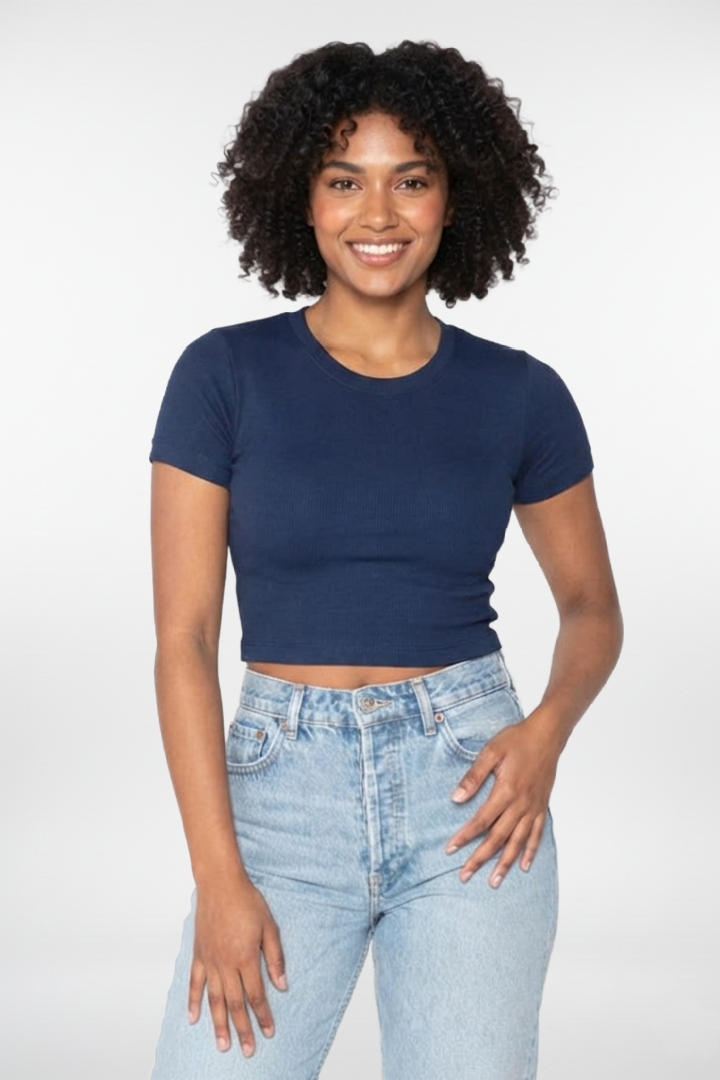 Bamboo S/S Crop Top
