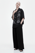 Barong Mask Short Sleeve Shirt