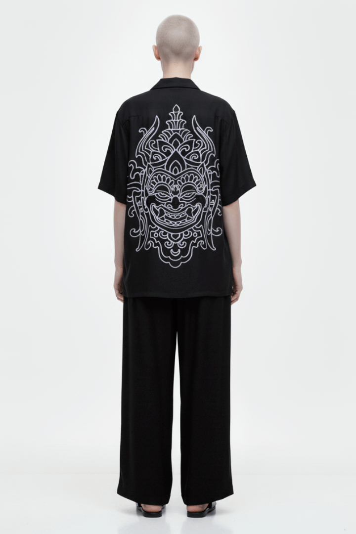 Barong Mask Short Sleeve Shirt