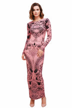Barong Orange Maxi Dress