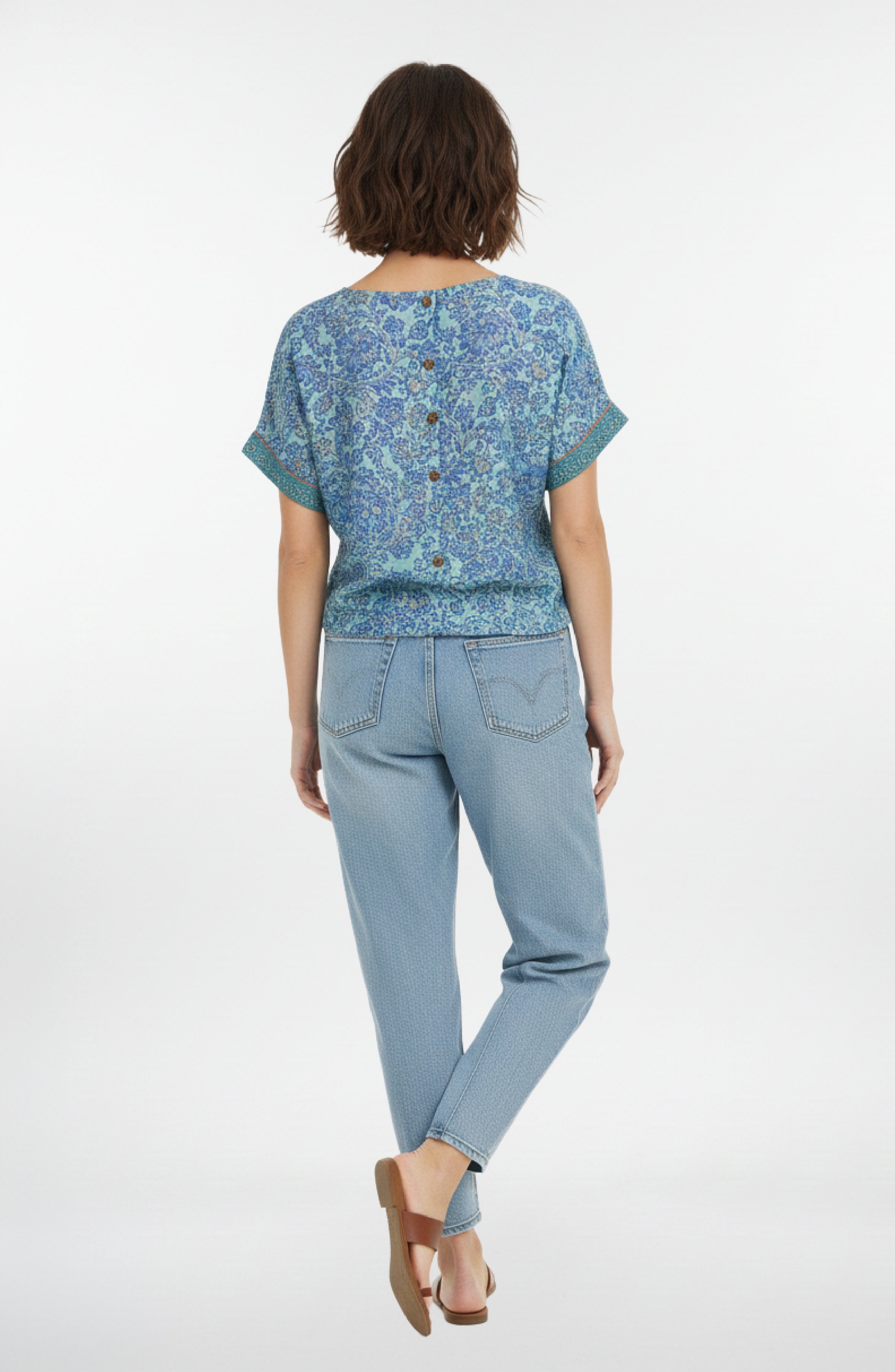 Be Mine Buttoned Back Top