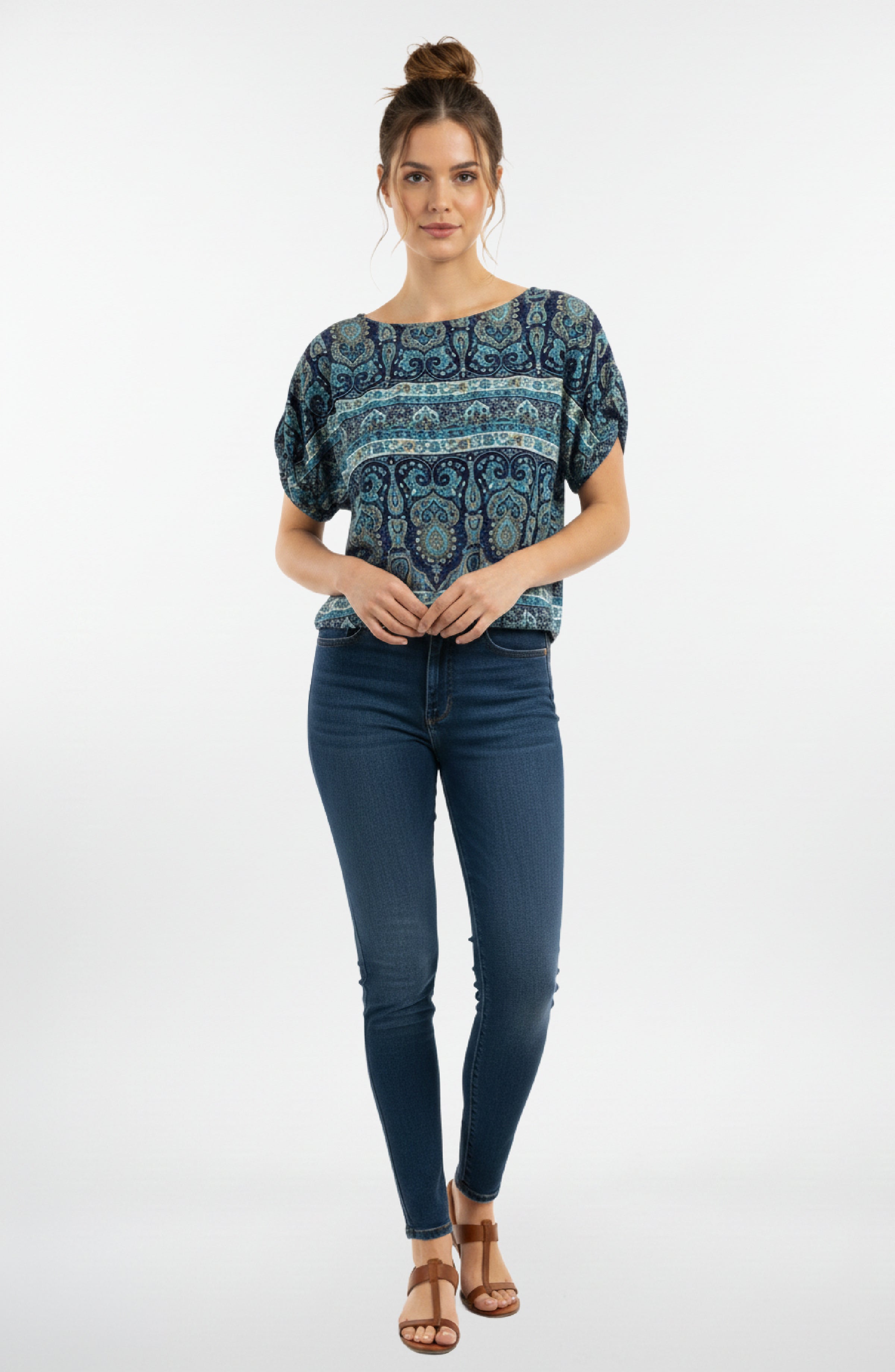 Be Mine Buttoned Back Top