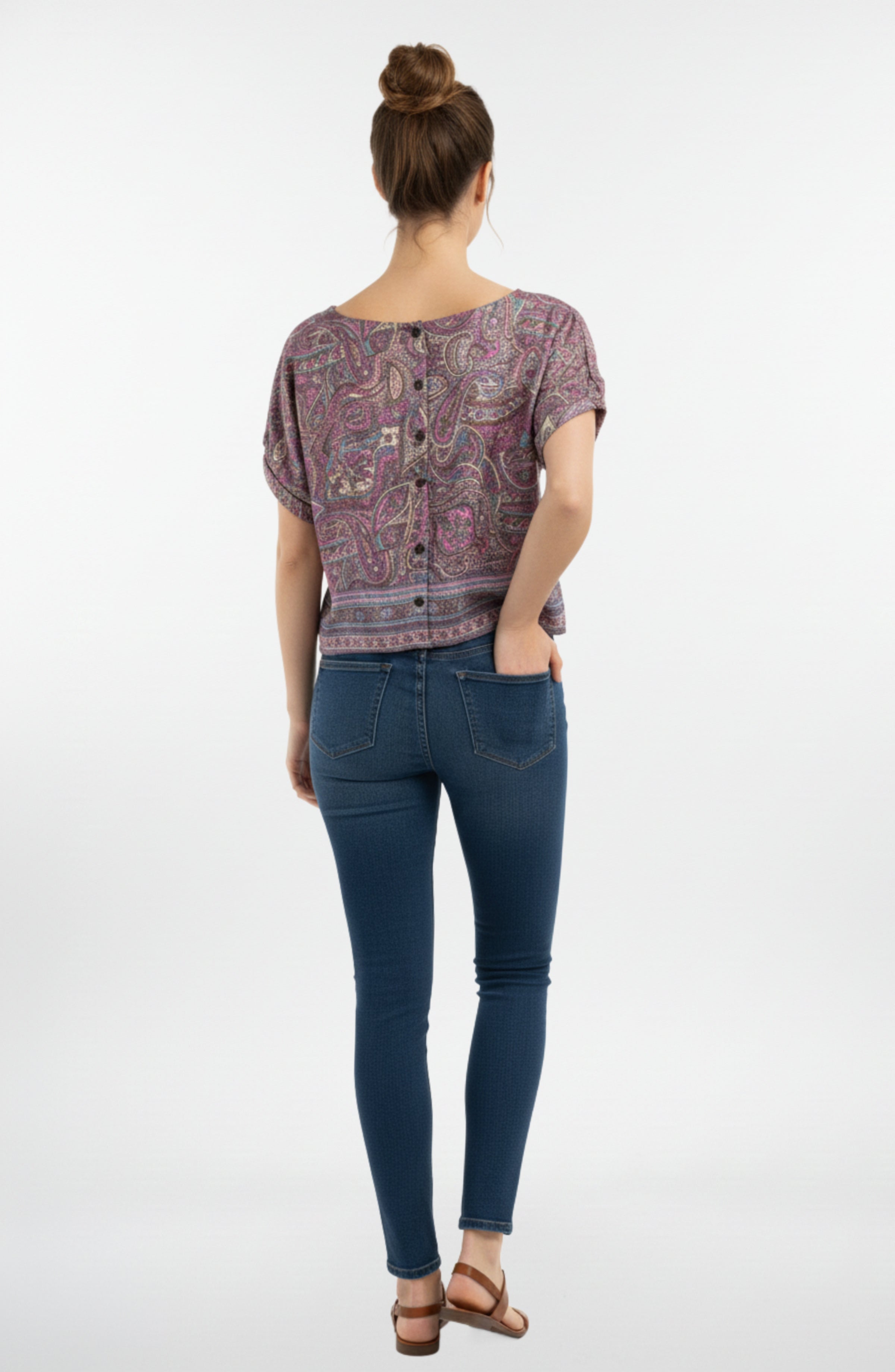 Be Mine Buttoned Back Top