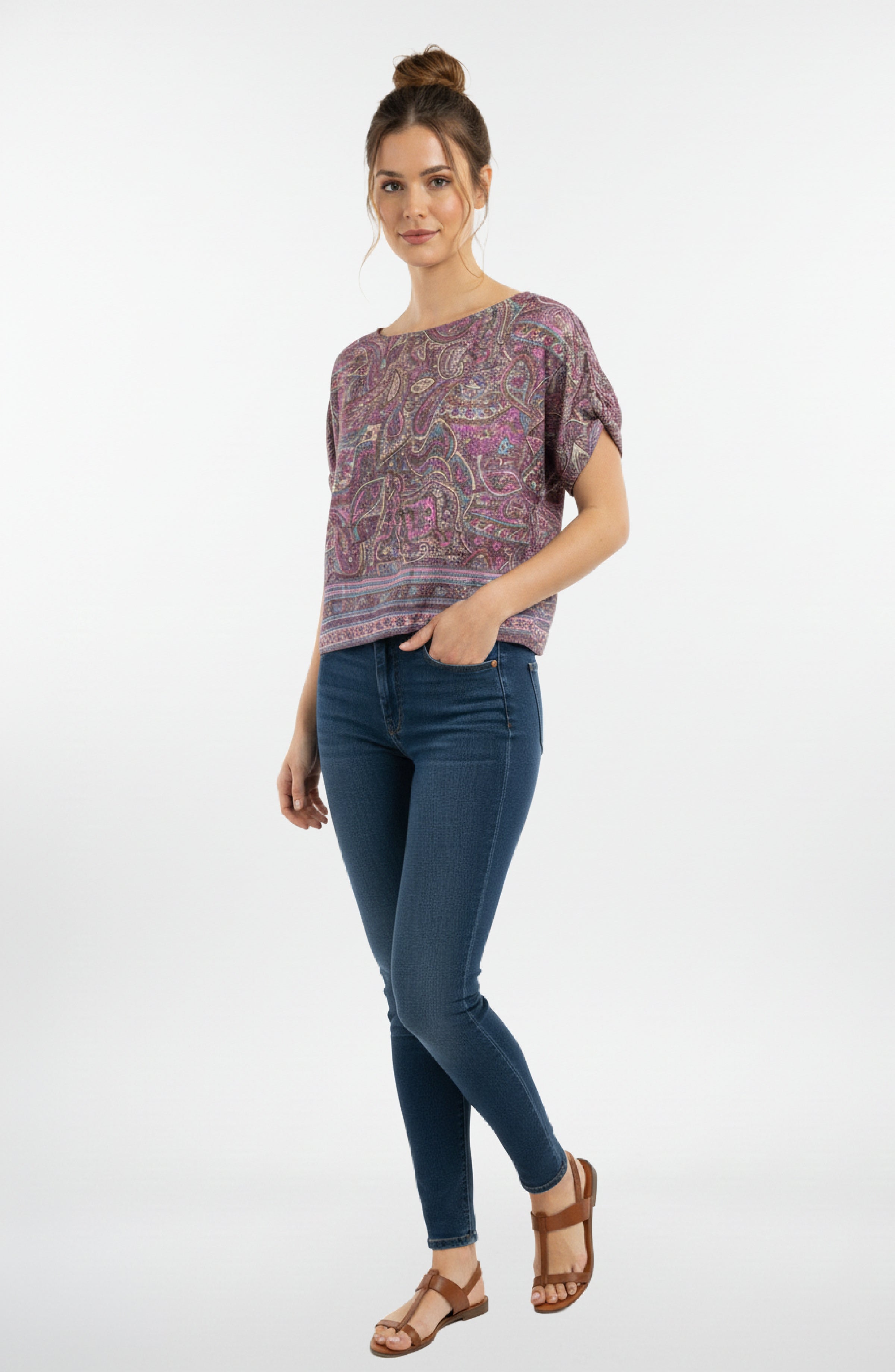 Be Mine Buttoned Back Top