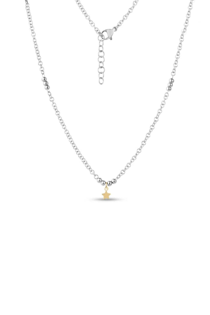 Collier Étoile en Or avec Perles