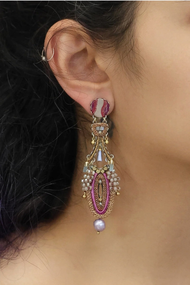 Berry Blush Set, Navia Earrings