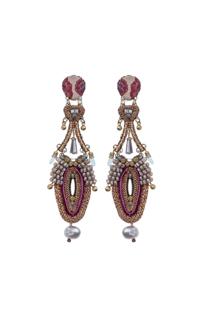 Berry Blush Set, Navia Earrings