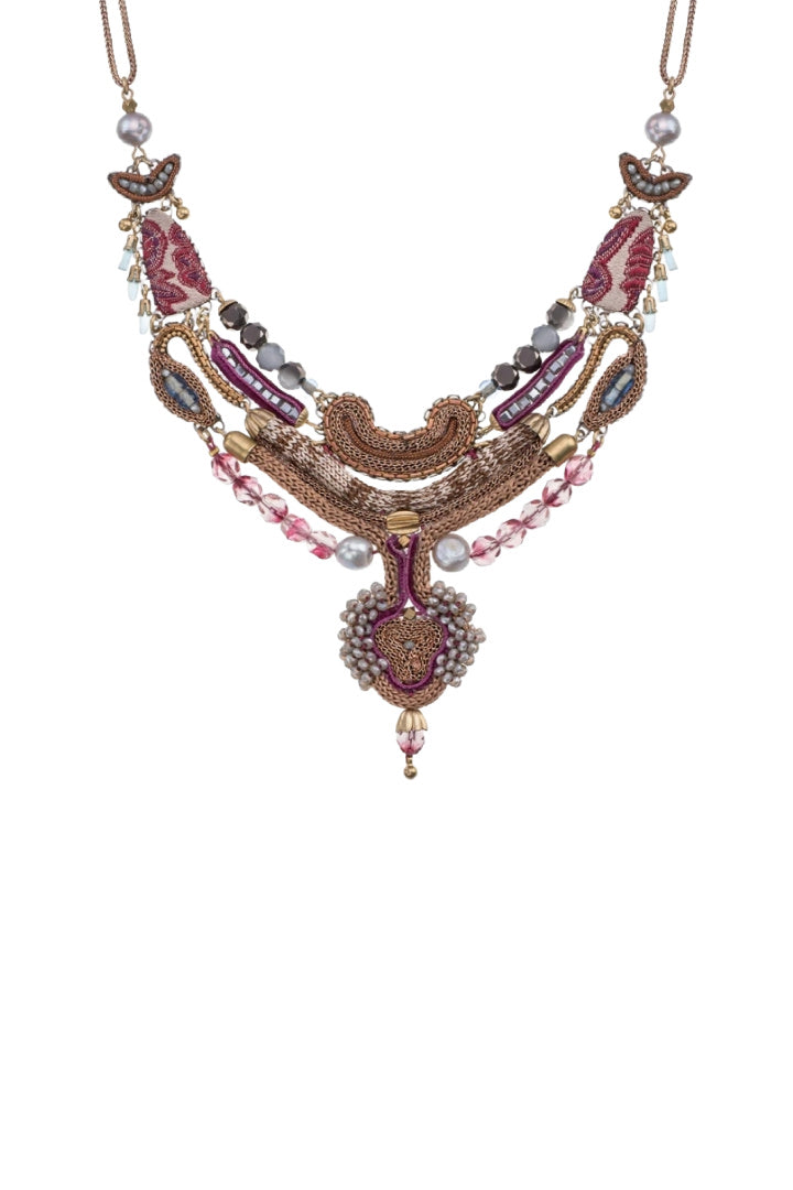 Berry Blush Set, Pearvia Necklace