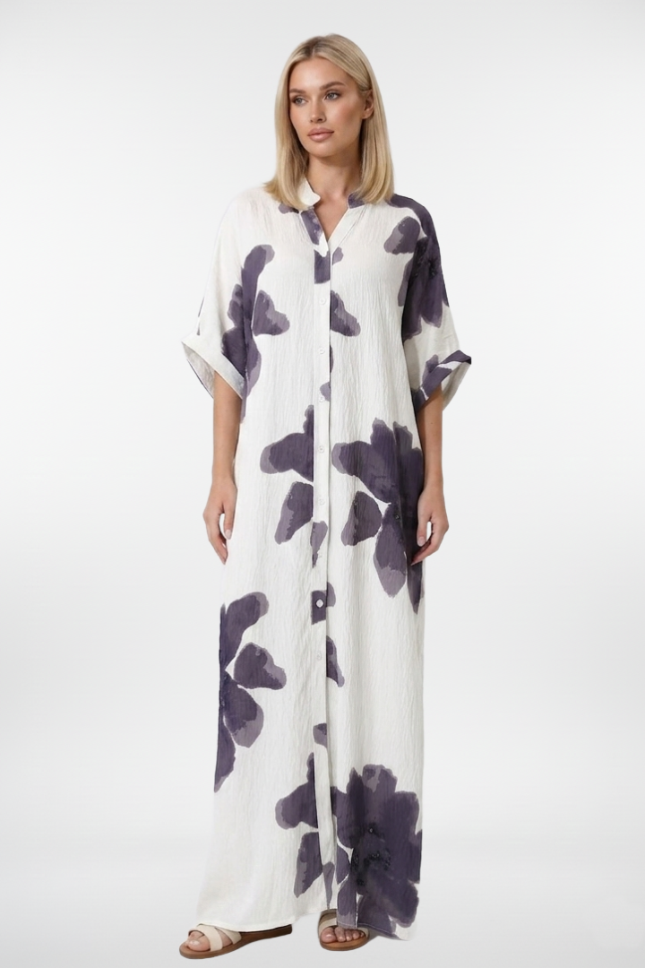 Blossom Breeze Shirt Dress