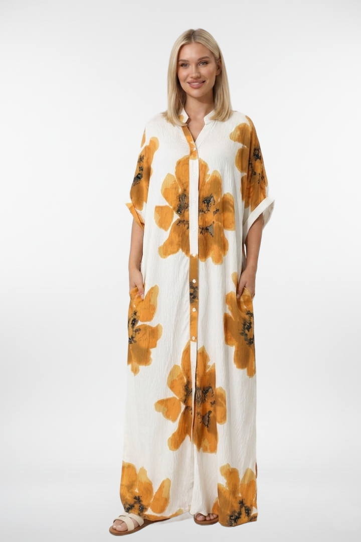 Blossom Breeze Shirt Dress