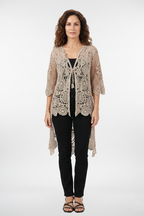Boho Lace Crochet Vest