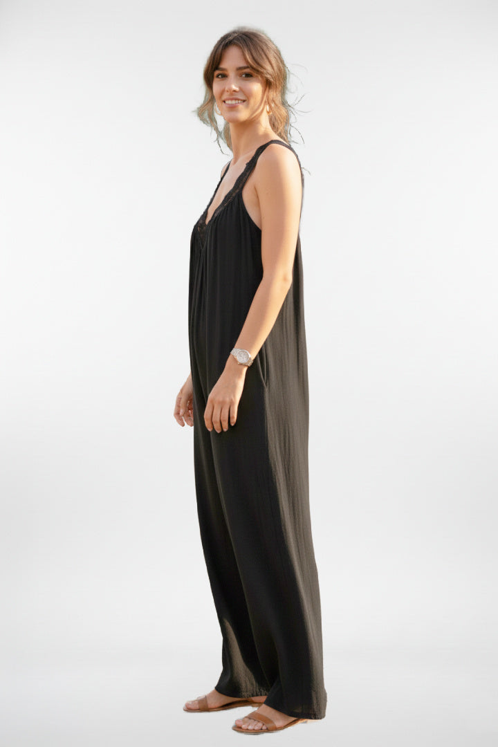 Combinaison bohème en dentelle