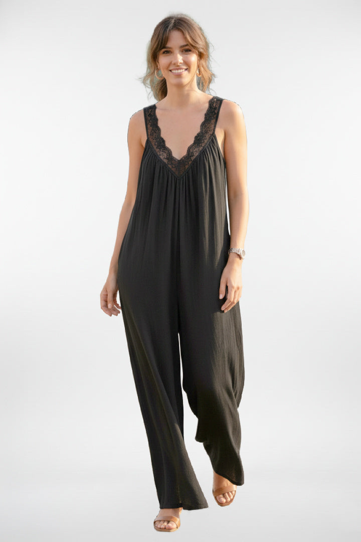 Boho Lace Jumpsuit