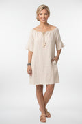 Boho Linen Dress