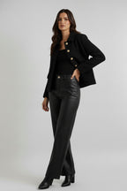 Bouclé Gold Button Jacket