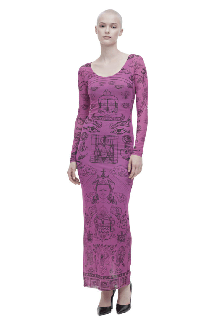 Buddha Pink Maxi Dress