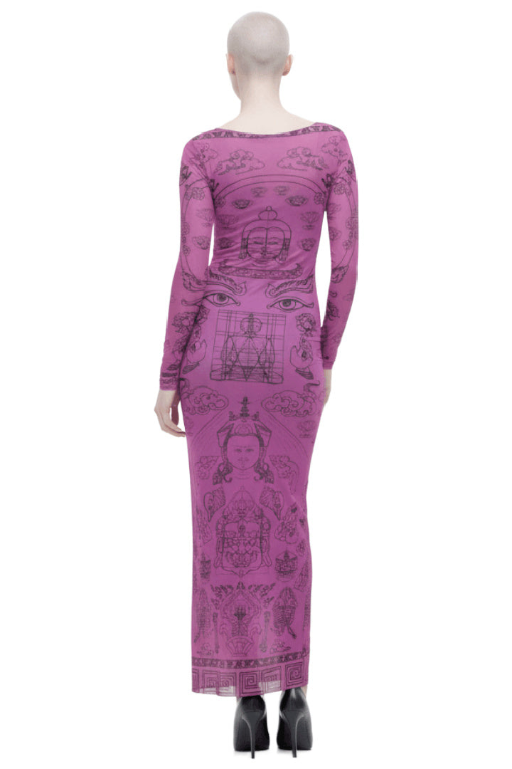 Buddha Pink Maxi Dress