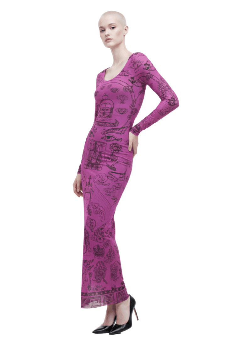 Buddha Pink Maxi Dress