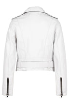 CELIN RF Leather Jacket, White
