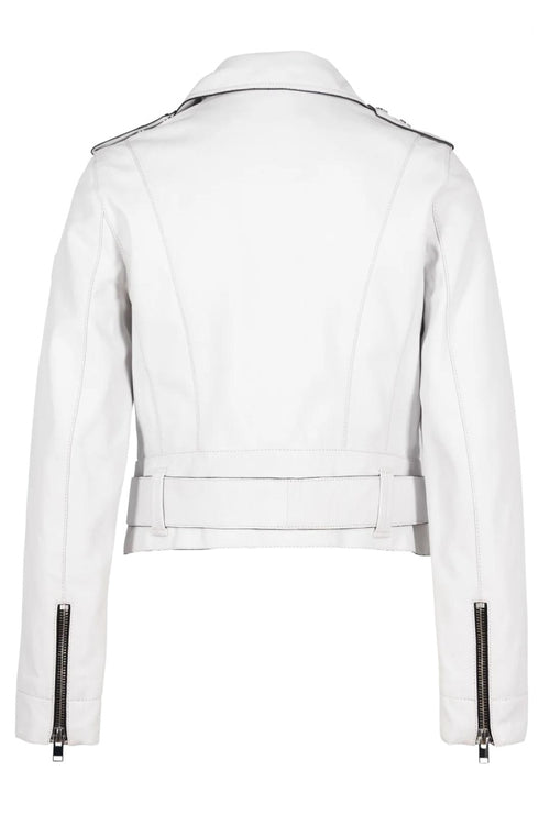 Veste en cuir Wild 2 RF, noire