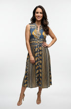 Caravan Sleeveless Button Down Dress